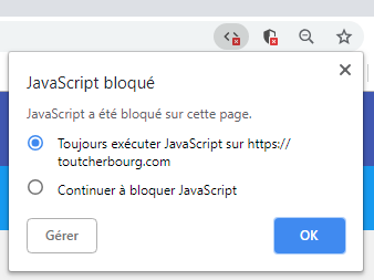Débloquer Google Chrome